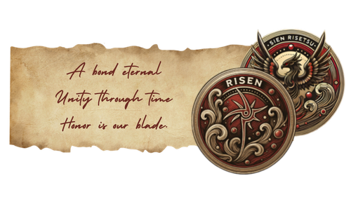 Beneath a cold sky Together we forge our fate Honor in our hearts..png