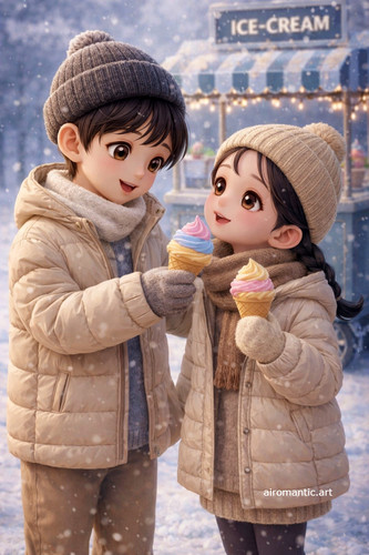 20260106 1027 Winter Ice Cream Sharing remix 01ke8tkr1qfkzsvefqtfbbes66.jpg