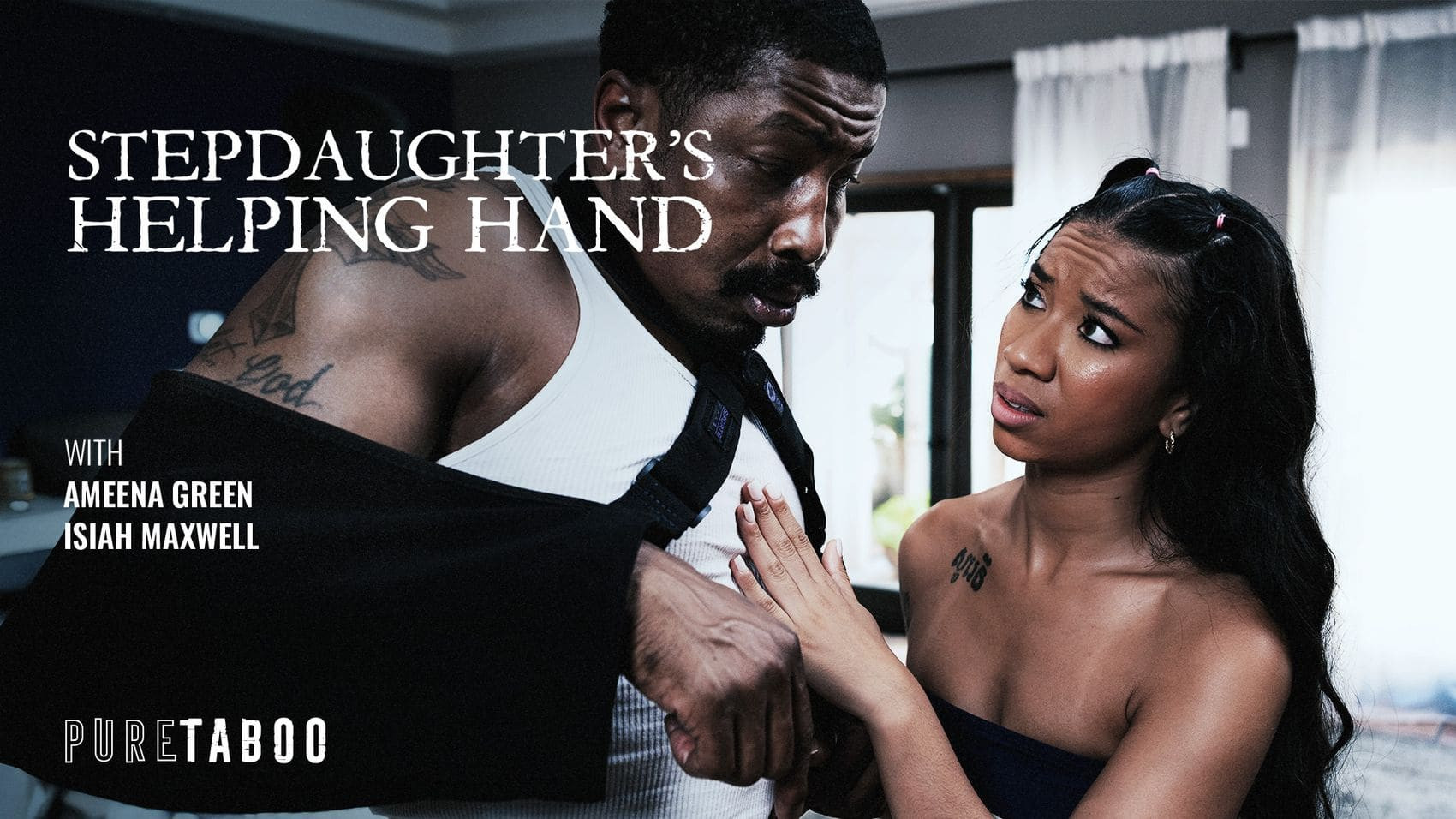 [PureTaboo] Ameena Green Stepdaughters Helping Hand