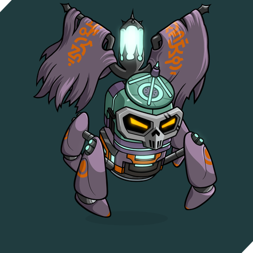16310 dynamic power shawl rounded bottom mini dish doom toaster head quad claws.png