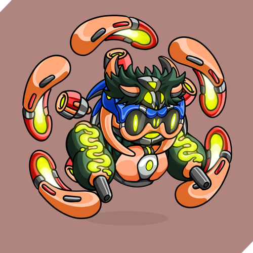 9583 bio organic circle thorax spider horns sunny side up chelicerae glizzy guns.png