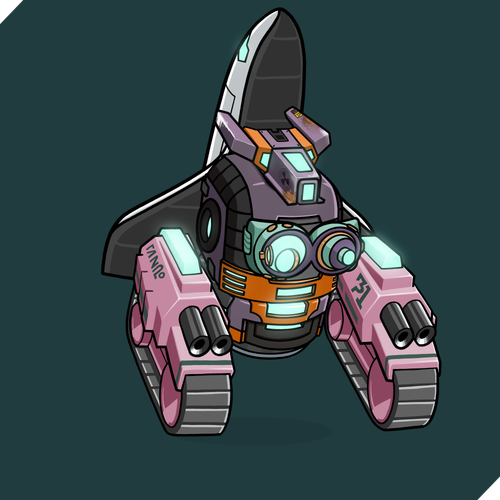 17475 dynamic space shuttle rounded bottom flyby steampunk segmented dynamic treads.png