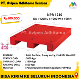 Pallet Plastik Solid Beban Berat Type NPR 1210