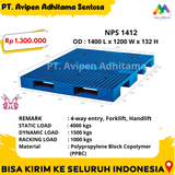 Pallet Plastik Ukuran Besar Gudang Type NPS 1412