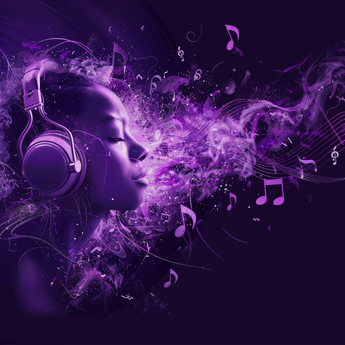 headphones with music notes headband purple background.jpg