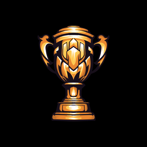 Golden Illustrative Championship Trophy Sports Free Logo.png