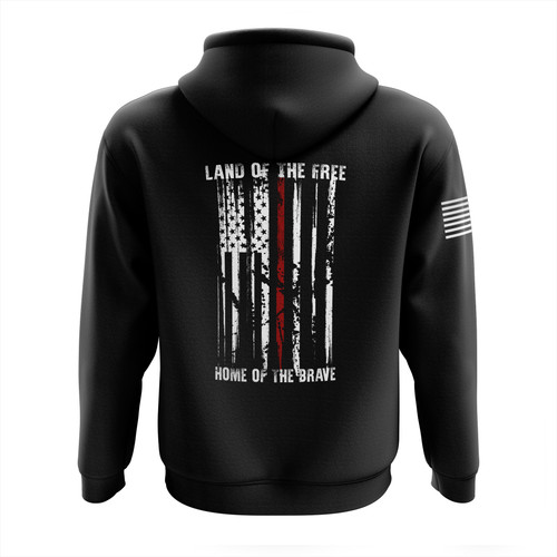 08 Hoodie Back Land of the Free red.jpg
