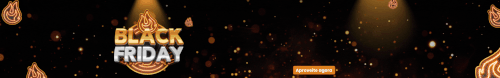 Melhores ofertas black friday laranja preto moderno banner para sites (1).gif