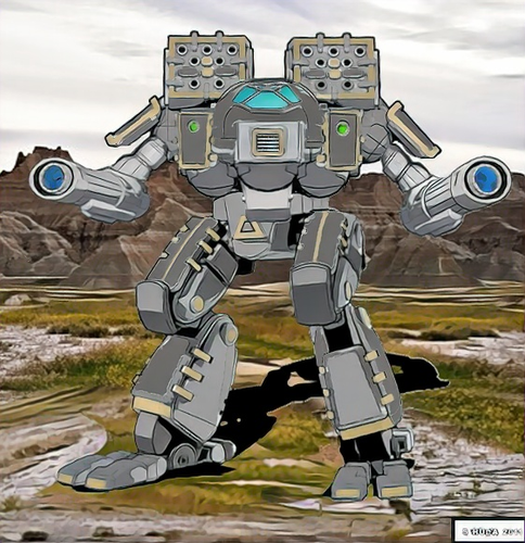 WLD CA2 WildCat BattleMech (BoTH) Colorized Final.png