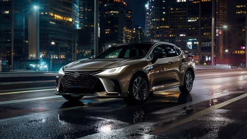 uma fotografia profissional de um carro lexus capturada com maestria em um cenrio noturno onde a.jpg