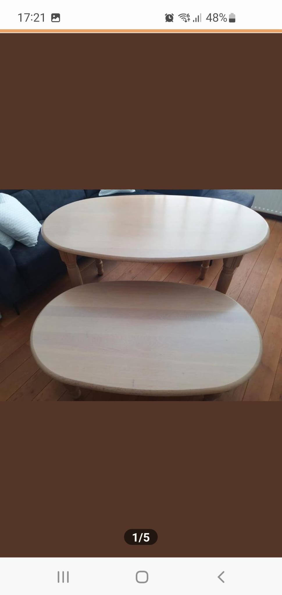 Te koop mooie tafel en salon tafel