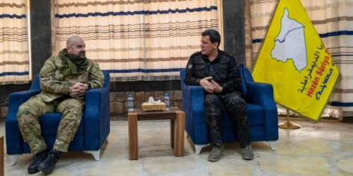 Mazlum Ebdî, Bafil Talabani ile görüştü