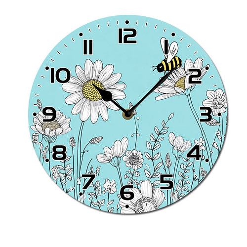 cartoon bee daisy flower 001 01.jpg