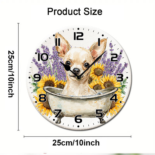 watercolor dog Lavender Sunflower in Bathtub 003 02.jpg