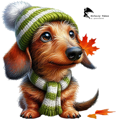 psp autumn dachshun002EF.png