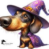psp tube halloween dachshund003EF