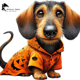 psp tube halloween dachshund001EF