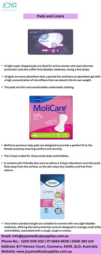Buy Pads and Liners in Australia Joya Medical Supplies.jpg