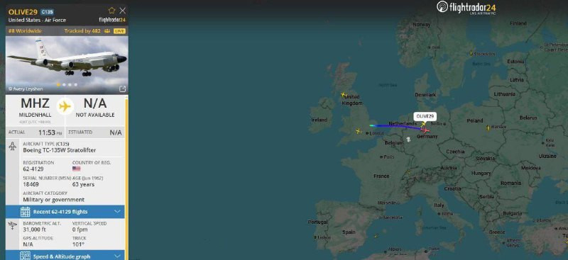 أحد أهم طائرات الاستطلاع والمراقبة لدى سلاح الجو الأمريكي يبدو أنها في طريقها للمنطقة للمرة الأولى منذ أكثر من 5 أشهر.. هذه الطائرة ستكون عنصرًا أساسي...