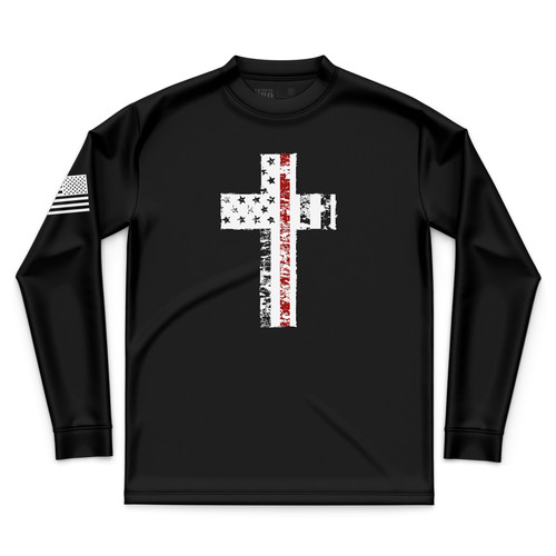 Copy of 10 Long Sleeve Front Cross Flag Red line.jpg