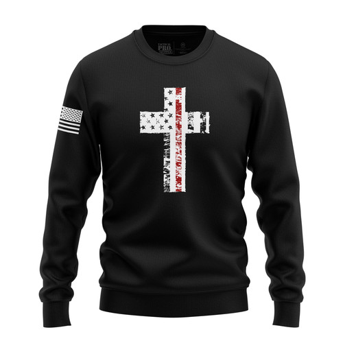 Copy of 12 Sweatshirt Front Cross Flag Red line.jpg