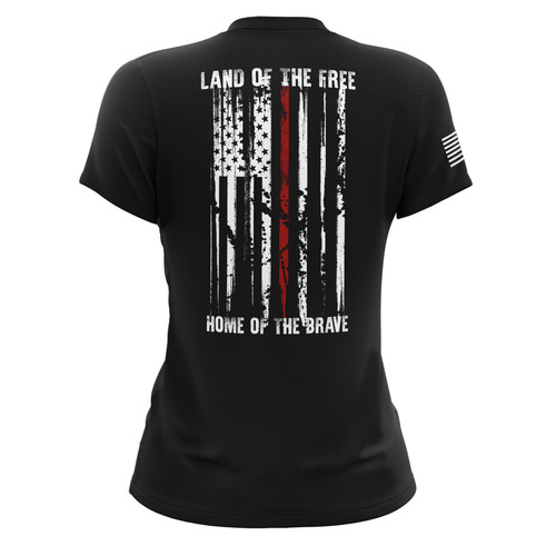 05 Women's Tee Back Land of the Free red.jpg