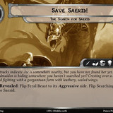 Save Saerid! Front Face