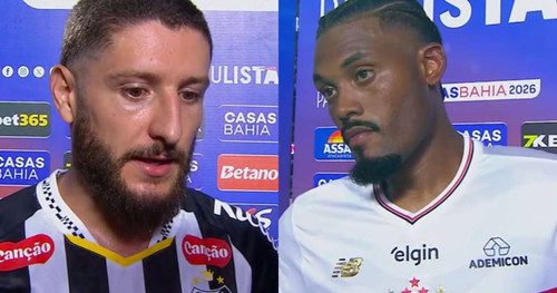 Polêmica no Clássico: Jogadores de São Paulo e Santos denunciam ofensas do árbitro