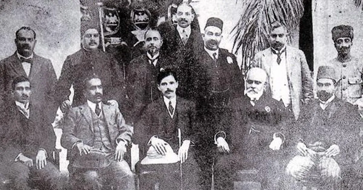 محمد علي جناح وغيره من قادة الرابطة الإسلامية خلال اللحظات الرئيسية التي أدت إلى المطالبة بباكستان وتقسيم 1947