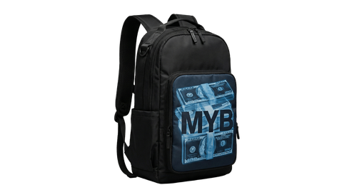 mind your business x ray backpack with reflective material showing stacks of money (1).png