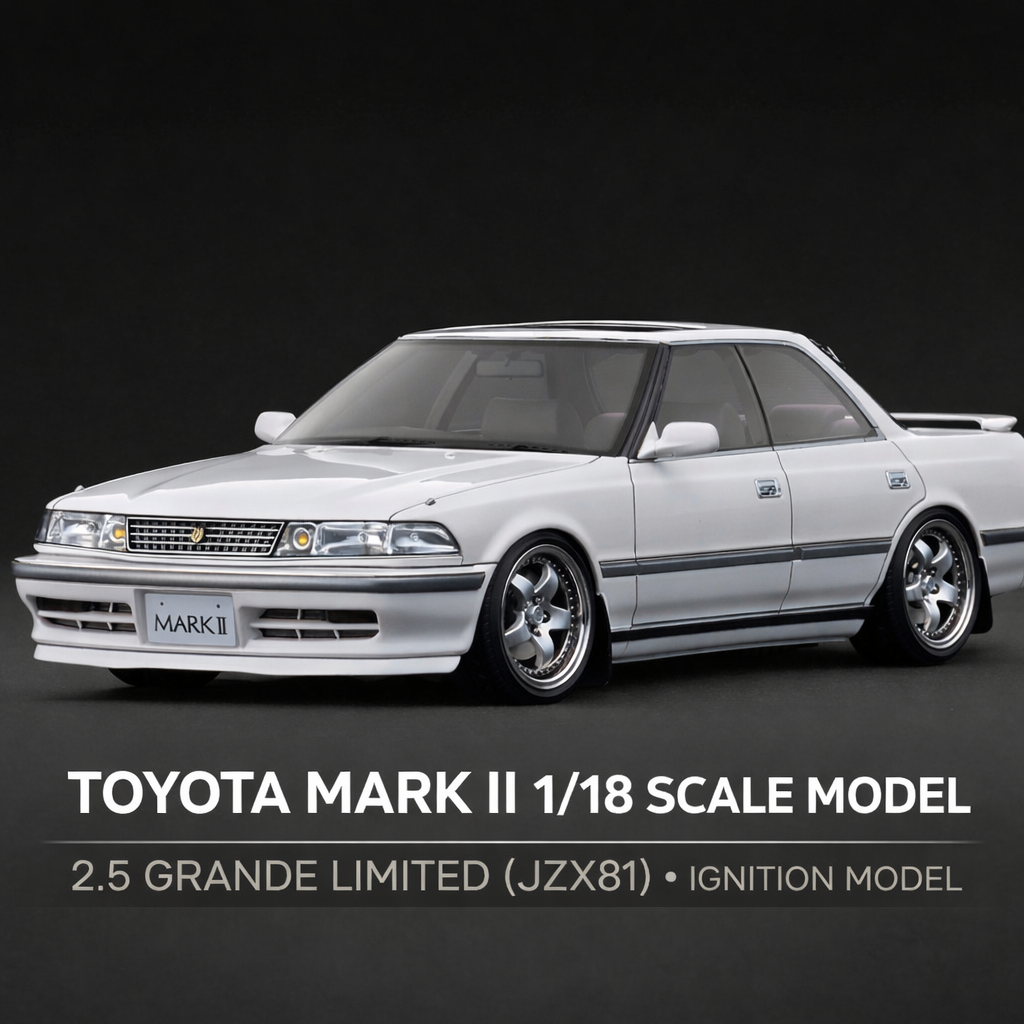 Ignition Model Reveals 1/18 Toyota Mark II 2.5 Grande Limited (JZX81)