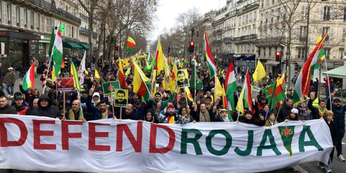 Avrupa’da Rojava protestoları: Rojava’nın statüsünü tanıyın Avrupa’da Rojava protestoları: Rojava’nın statüsünü tanıyın