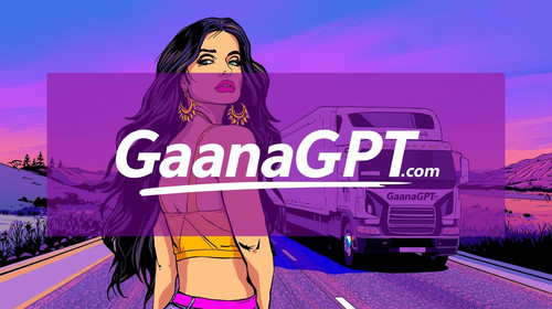 1. A sexy Bollywood street rap girl standing on a lavender lit highway, hand raised to her hair, a G.jpg