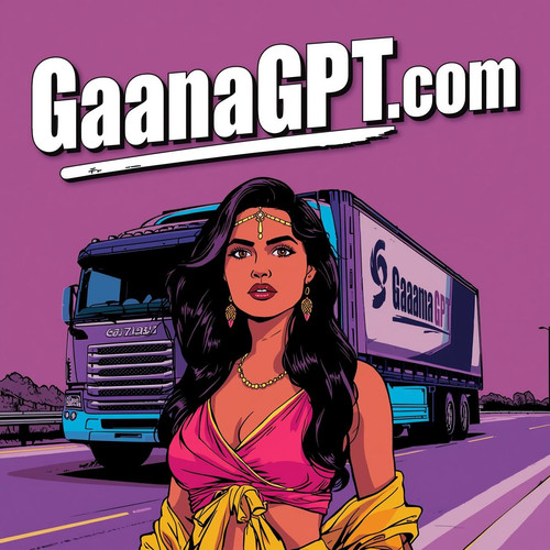 1. A sexy Bollywood street rap girl standing on a lavender lit highway, hand raised to her hair, a G.jpg