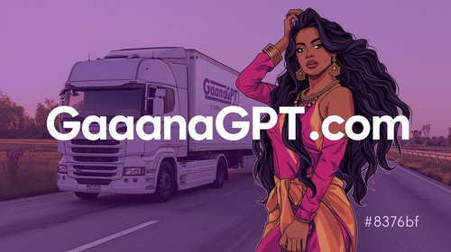 1. A sexy Bollywood street rap girl standing on a lavender lit highway, hand raised to her hair, a G.jpg