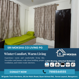 Warm and cozy evenings are easy at Sri Moksha PG Coliving,