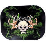 BANDEJA CLOVER METAL 18X14 SKULL SMOKE 4141 (2)