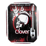 BANDEJA CLOVER METAL 18X14 SKULL ROCK 4140 (2)