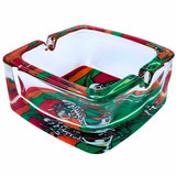 CINZEIRO VIDRO CLOVER QUADRADO WEED SKULLS 4155 (2)