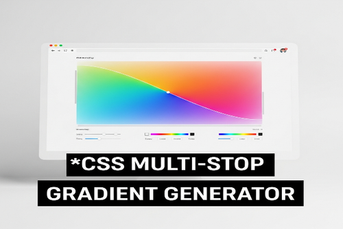 multi stop css gradient generator generate complex css gradients with dynamic color stops