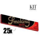 Sedas Smoking King Size Preta Deluxe MCB Kit C 25 Livretos 5528 (5)