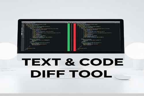 text difference and comparison utility compare two blocks of text or code to visualize additions and