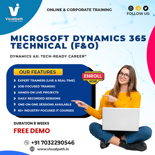 Visualpath provides MicroSoft Dynamics Ax Course Training designed to help you build strong AX development and integration skills through expert-led lessons and hands-on practice. The course covers forms, workflows, customization, X++ logic, and real scenario tasks. You also receive Certification & Career Guidance and Corporate Training support across India, USA, UK, Canada, Dubai, and Australia. For training details, call +91-7032290546 now!

WhatsApp: https://wa.me/c/917032290546
Visit: https://www.visualpath.in/online-microsoft-dynamics-ax-technical-training.html
Visit our Blog: https://visualpathblogs.com/category/d365-ax-technical/