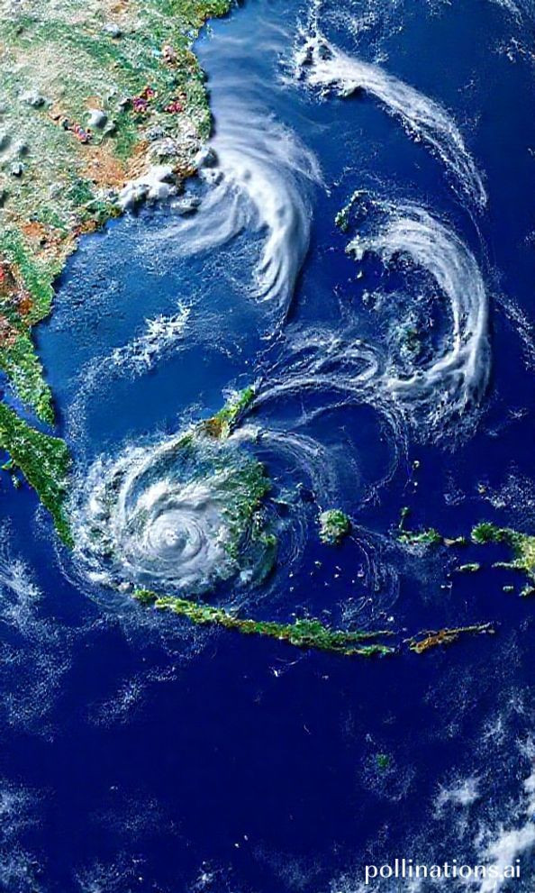 Why are some countries more at risk for tropical cyclones?