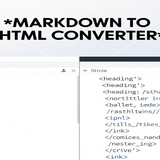 markdown to html converter type markdown on the left see the rendered preview and raw html on the ri