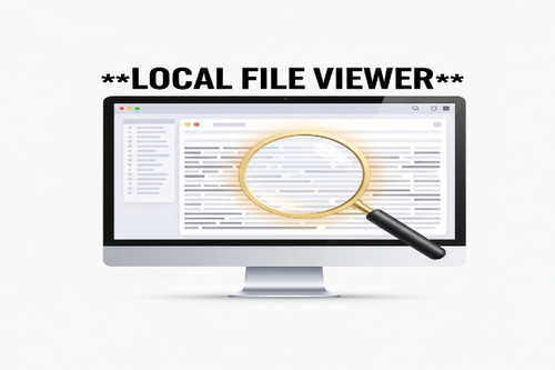 local text file viewer select a file e g txt log csv from your local device to view its contents bel.png