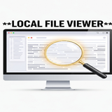 local text file viewer select a file e g txt log csv from your local device to view its contents bel