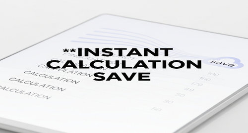 calculator calculations are saved instantly