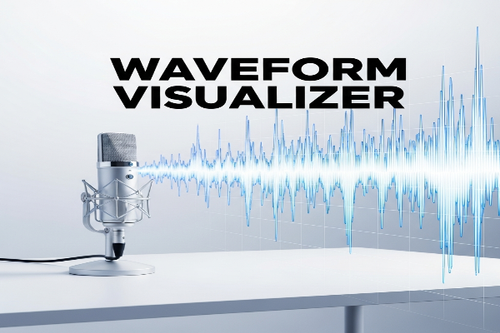 sound wave visualizer authorize microphone access to see the real time waveform