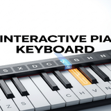 piano keyboard tool click the keys or press the corresponding keyboard keys z s x d c v g b h n j m